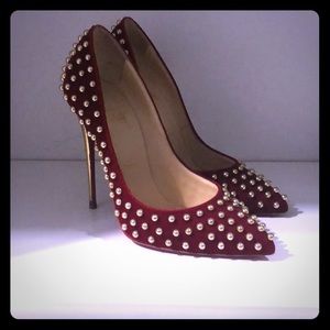 Christian loubiton velvet heel size 39.5